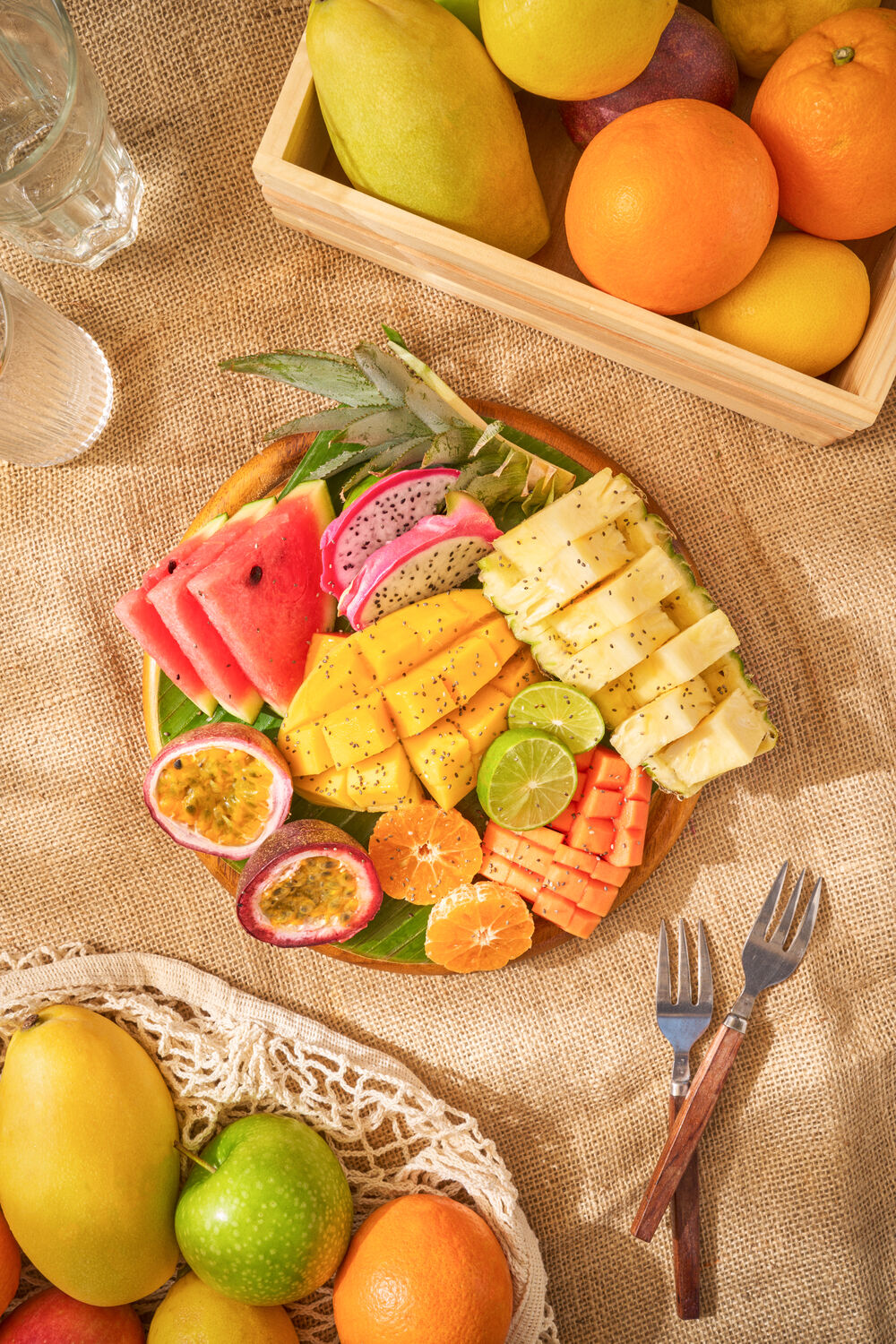 Fresh fruit platter